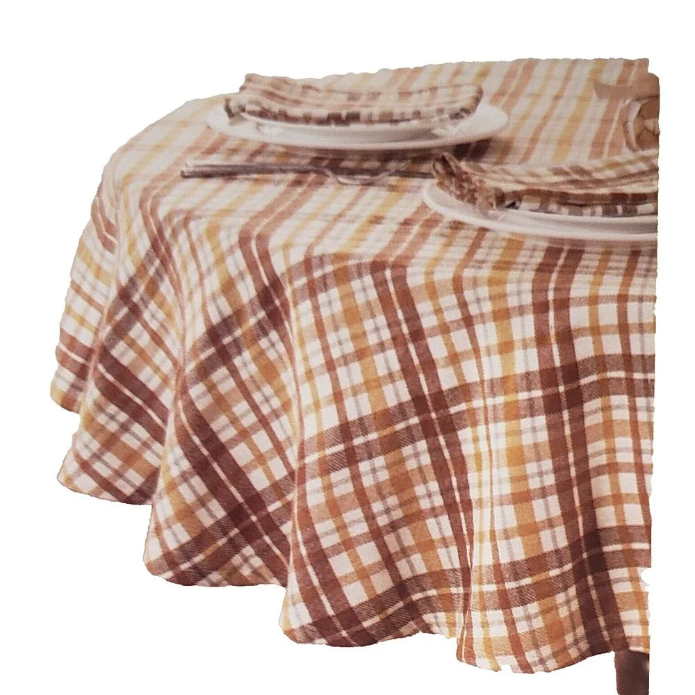 Printed Fabric Tablecloth 70